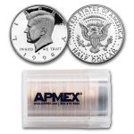 1998-S Kennedy Half Dollar 20-Coin Roll Proof