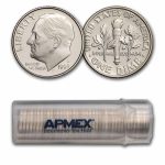 1998-S Roosevelt Dime 50-Coin Roll Proof