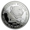 1998 Tanzania 5 oz Silver 2500 Shilingi Cheetah Proof