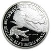 1998 Tanzania 5 oz Silver 2500 Shilingi Crocodile Proof