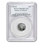 1998-W 1/10 oz Proof American Platinum Eagle PR-69 DCAM PCGS