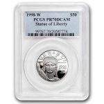 1998-W 1/2 oz Proof Platinum Eagle PR-70 DCAM PCGS