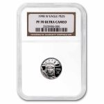 1998-W 1/4 oz Proof American Platinum Eagle PF-70 UCAM NGC