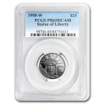 1998-W 1/4 oz Proof American Platinum Eagle PR-69 DCAM PCGS
