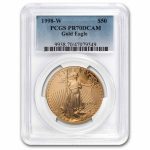 1998-W 1 oz Proof American Gold Eagle PR-70 DCAM PCGS