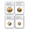 1998-W 4-Coin Proof American Gold Eagle Set PF-70 UCAM NGC
