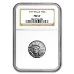 1999 1/4 oz American Platinum Eagle MS-69 NGC