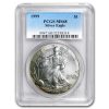 1999 American Silver Eagle MS-68 PCGS (Obv & Rev Toning)