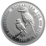 1999 Australia 1 oz Silver Kookaburra BU