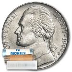 1999-D Jefferson Nickel 40-Coin Roll BU
