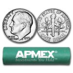 1999-D Roosevelt Dime 50-Coin Roll BU