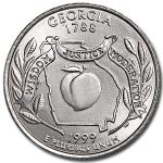 1999-P Georgia State Quarter BU