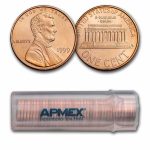 1999-P Lincoln Cent 50-Coin Roll BU