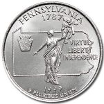 1999-P Pennsylvania State Quarter BU