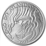 1999 Portugal Silver 1000 Escudos BU
