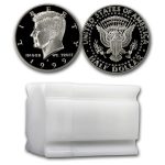 1999-S Kennedy Half Dollar 20-Coin Roll Proof