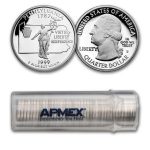 1999-S Pennsylvania State Quarter Gem Proof 40-Coin Roll (Silver)