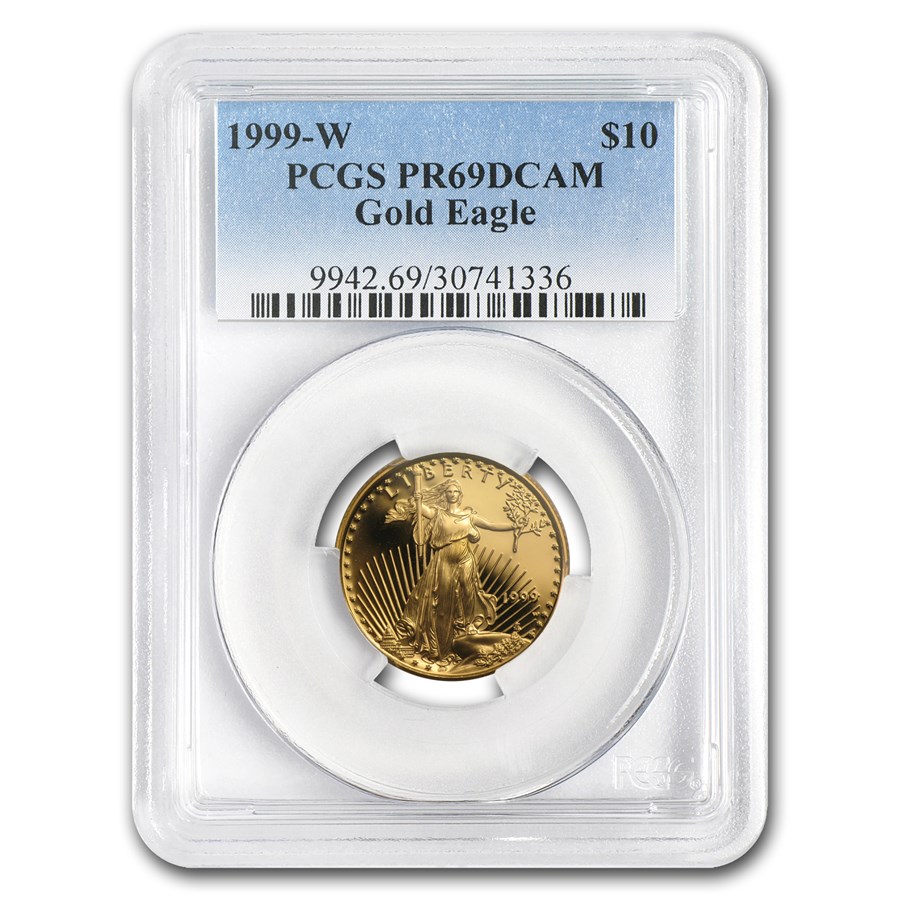 1999-W 1/4 oz Proof American Gold Eagle PR-69 PCGS
