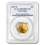 1999-W 1/4 oz Proof American Gold Eagle PR-70 PCGS