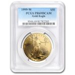 1999-W 1 oz Proof American Gold Eagle PR-69 DCAM PCGS