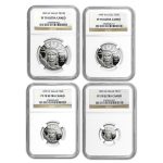 1999-W 4-Coin Proof American Platinum Eagle Set PF-70 NGC
