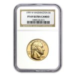 1999-W Gold $5 Commem George Washington PF-69 NGC