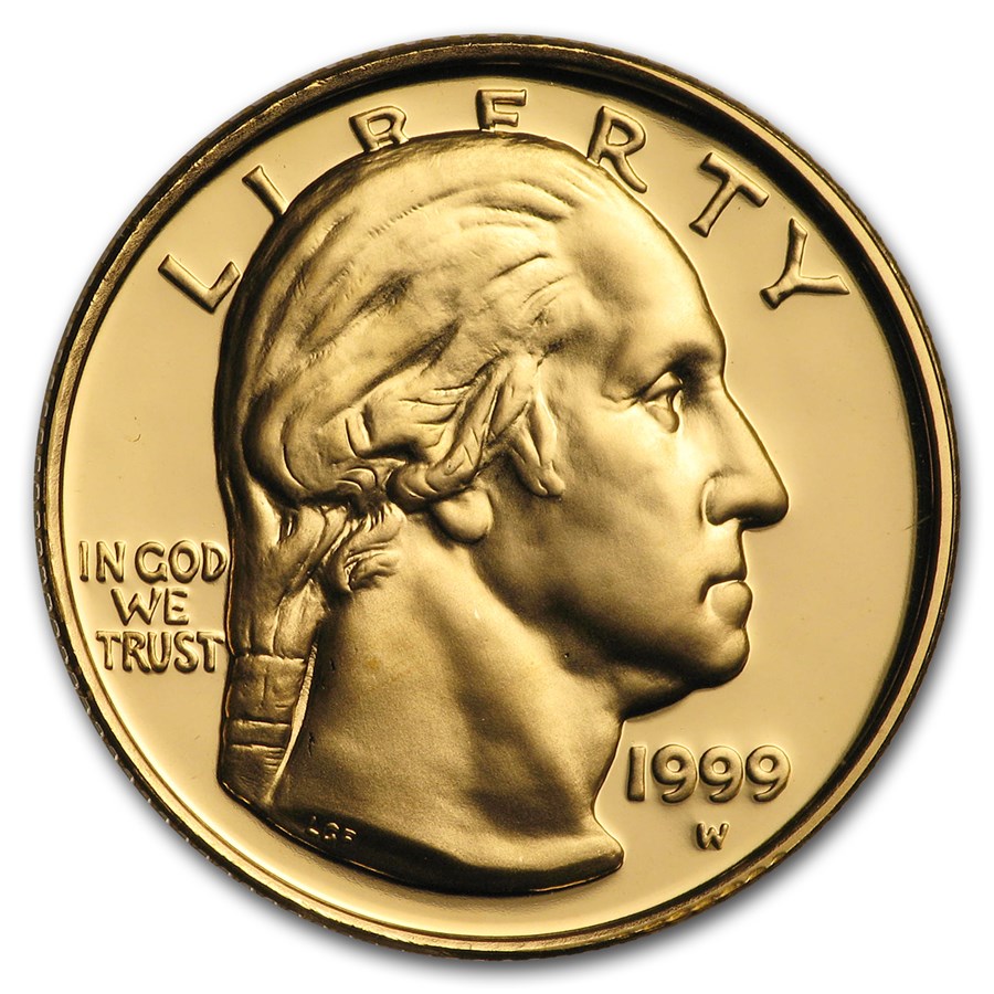 1999-W Gold $5 Commem George Washington Proof (Capsule Only)