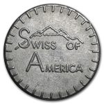 2 1/2 oz Silver Round - Swiss of America