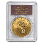 2.419 oz Gold Round - $50 Kellogg Restrike Gem BU PCGS