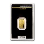 2.5 gram Gold Bar - Argor-Heraeus (In Assay)