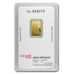 2 gram Gold Bar - Credit Suisse Statue of Liberty (New Assay)
