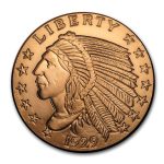 2 oz Copper Round - Incuse Indian
