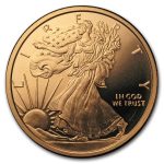 2 oz Copper Round - Walking Liberty