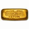 2 oz Gold Cast-Poured Bar - Engelhard (Serial #, .999 Fine)