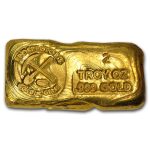 2 oz Hand Poured Gold Bar - PG & G