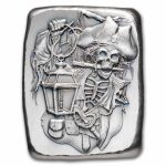 2 oz Hand Poured Silver - Ghost Lantern