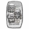2 oz Hand Poured Silver - No Evil