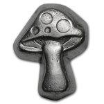 2 oz Hand Poured Silver Shroom