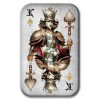 2 oz Silver Cast Bar Poker Cards: King of Spades (With Box & COA)