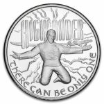 2 oz Silver Round - Highlander (TV Series, Random Motif)