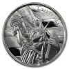 2 oz Silver UHR Round - American Landmark Series: Liberty Island