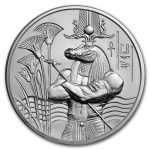 2 oz Silver UHR Round - Egyptian Gods Series: Sobek