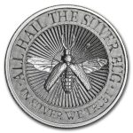 2 oz UHR Silver Round - The Silver Bug: Giant Longhorn Beetle