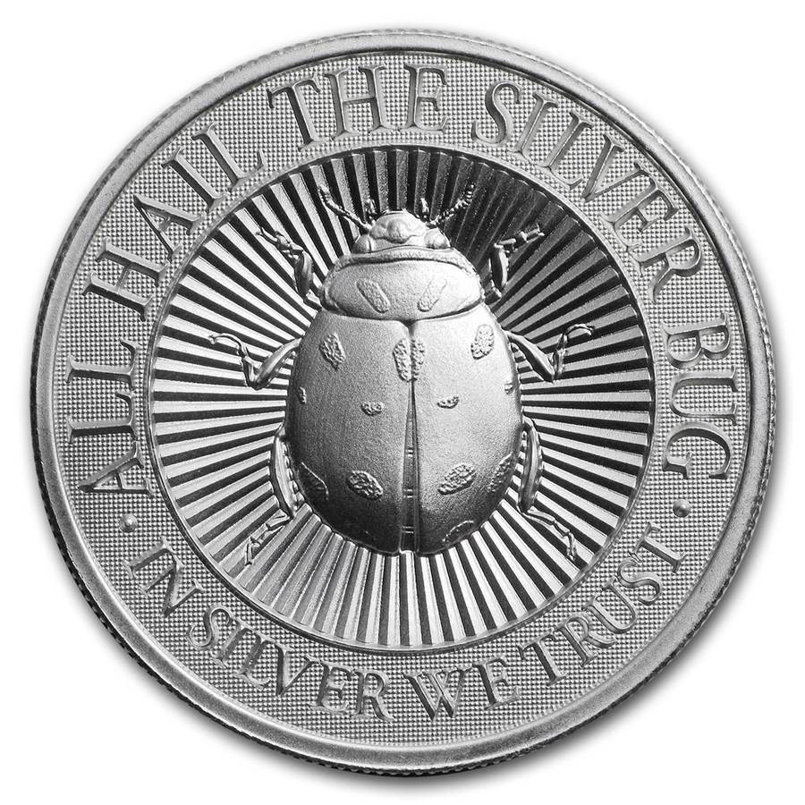 2 oz UHR Silver Round - The Silver Bug: Lady Bug