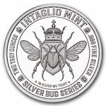 2 oz UHR Silver Round - The Silver Bug: Stag Beetle