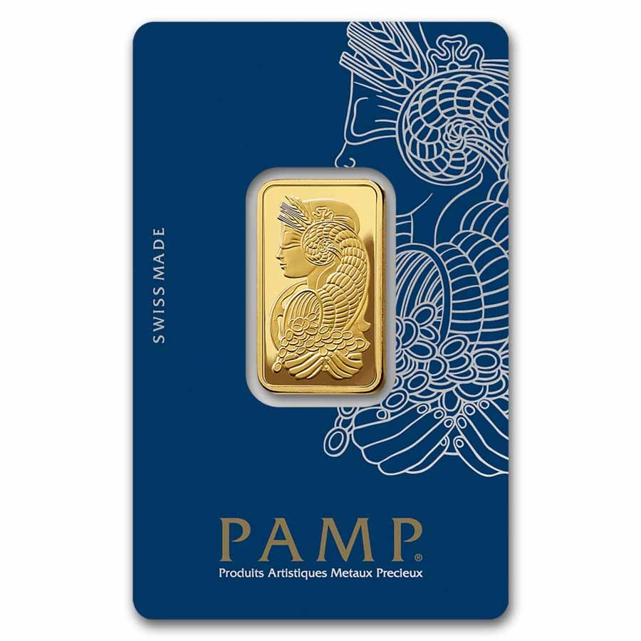 20 gram Gold Bar - PAMP Lady Fortuna Veriscan® (In Assay)
