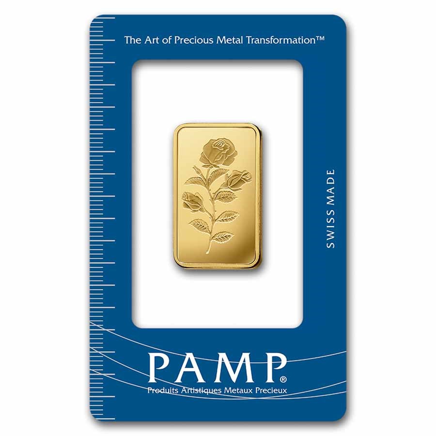 20 gram Gold Bar - PAMP Suisse Rosa (In Assay)