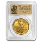 $20 St Gaudens Gold Dbl Eagle BU PCGS (Random, Prospector Label)