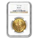 $20 St Gaudens Gold Double Eagle MS-64+ NGC (Random)