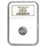 2000 1/10 oz American Platinum Eagle MS-69 NGC